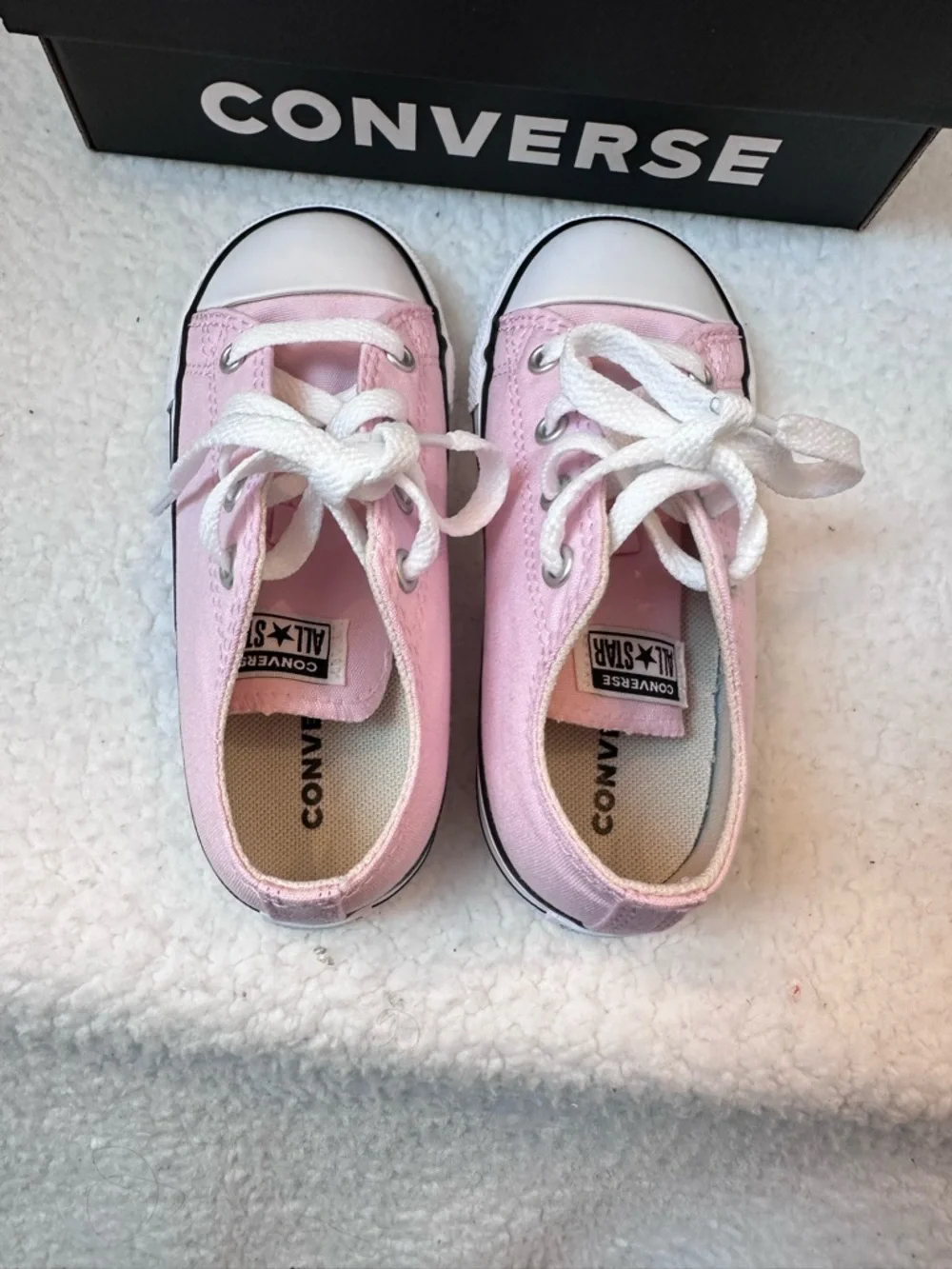 Converse Kids Pink Canvas Sneakers